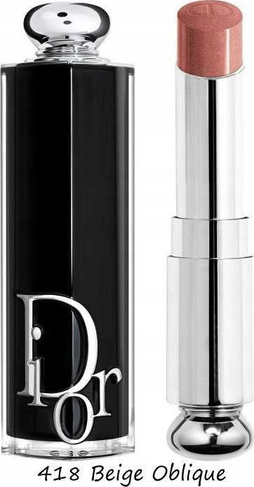 DIOR Dior Addict Lipstick lūpų dažai, atspalvis: 418 rusvai gelsvas Oblique, 3.2 g