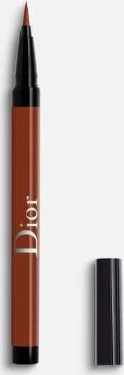 Christian Dior Diorshow On Stage Atsparus vandeniui Ultra-Flexible Felt Tip Intense Color Liquid Akių apvadas 676 Satin Rust 0.55 ml