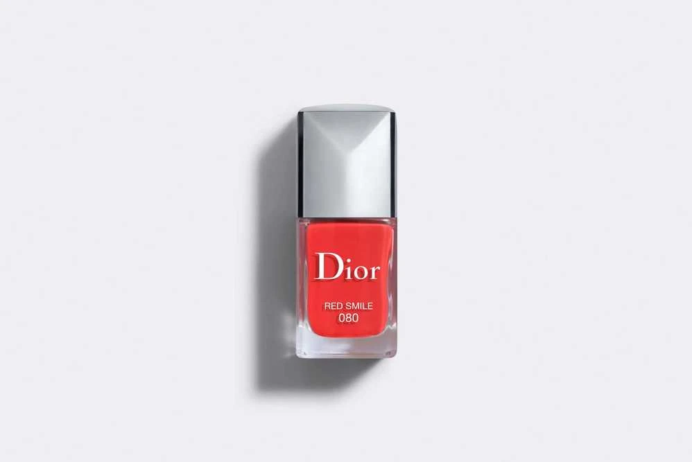 Christian Dior Vernis Gel-Effect Nagų lakas 080 Raudona Smile, 10 ml