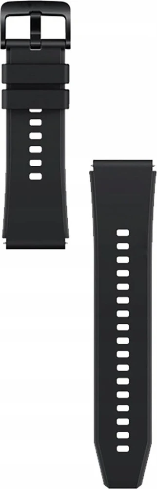 Hurtel Silikoninė apyrankė Huawei Watch GT 2/3/4/2 Pro/3 Pro/4 Pro/GT 2e 46mm – juodos spalvos