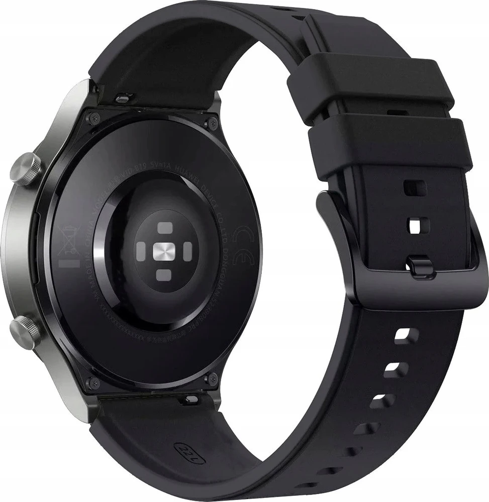 Hurtel Silikoninė apyrankė Huawei Watch GT 2/3/4/2 Pro/3 Pro/4 Pro/GT 2e 46mm – juodos spalvos