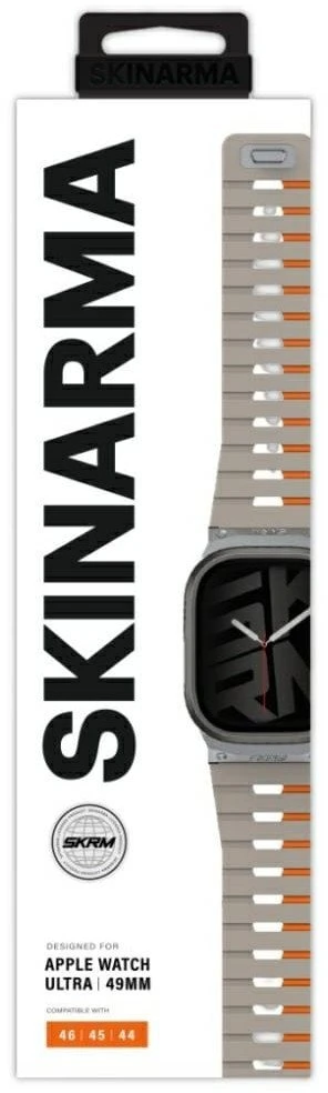 apyrankė Skinarma Gemini for Apple Watch 49/46/45/44 mm pilkas