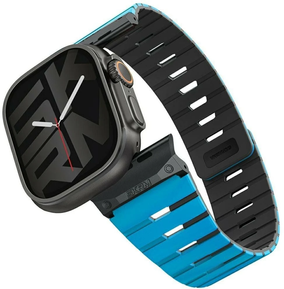 apyrankė Skinarma Gemini for Apple Watch 49/46/45/44 mm mėlynas