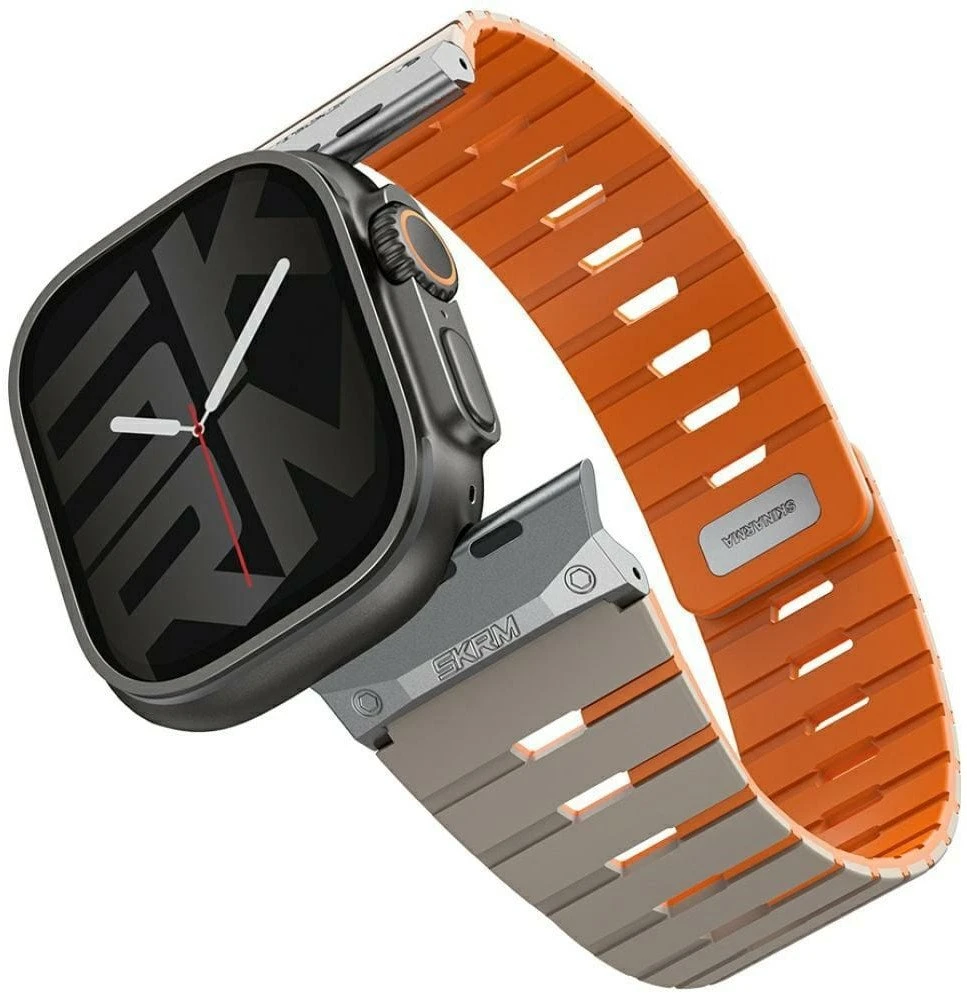 apyrankė Skinarma Gemini for Apple Watch 49/46/45/44 mm pilkas