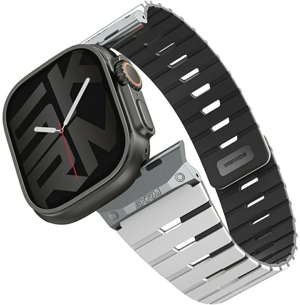 apyrankė Skinarma Gemini for Apple Watch 49/46/45/44 mm chalk