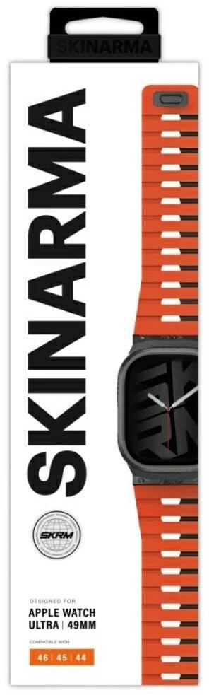 apyrankė Skinarma Gemini for Apple Watch 49/46/45/44 mm oranžinės spalvos