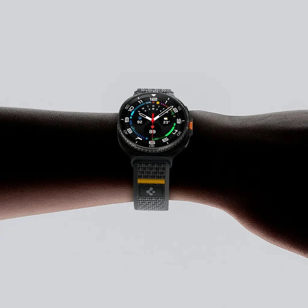 Spigen Athlex Air aktyvus dirželis, tamsiai mėlynas - Samsung Galaxy Watch 8 46mm/44mm/40mm