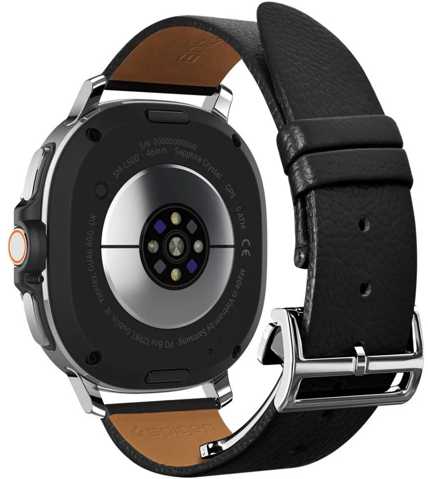 Spigen Enzo apyrankė skirta Samsung Galaxy Watch 40/44/46 mm – juodos spalvos