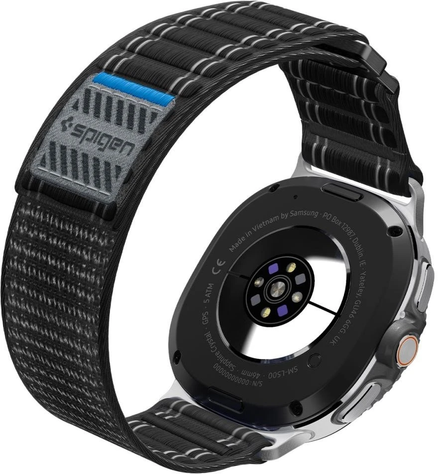 Spigen WBF0 apyrankė skirta Samsung Galaxy Watch 40/44/46 mm – juodos spalvos