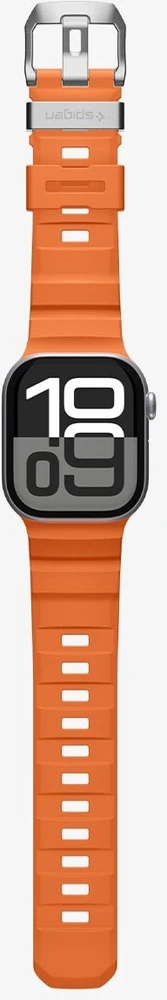 „Spigen“ silikoninė apyrankė, oranžinė - Apple Watch 49mm/46mm/45mm/44mm