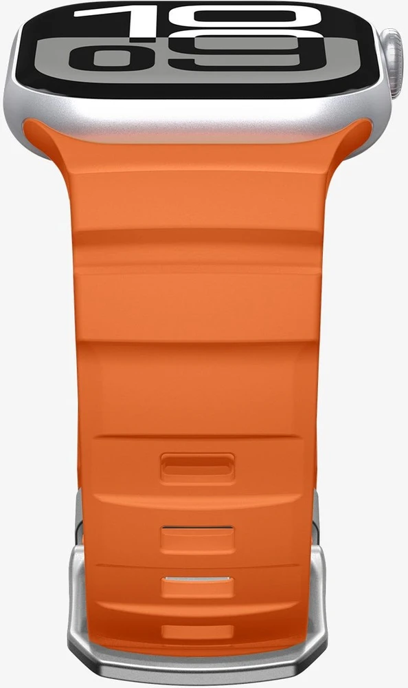 „Spigen“ silikoninė apyrankė, oranžinė - Apple Watch 49mm/46mm/45mm/44mm