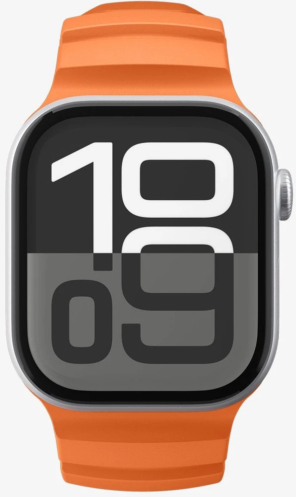 „Spigen“ silikoninė apyrankė, oranžinė - Apple Watch 49mm/46mm/45mm/44mm