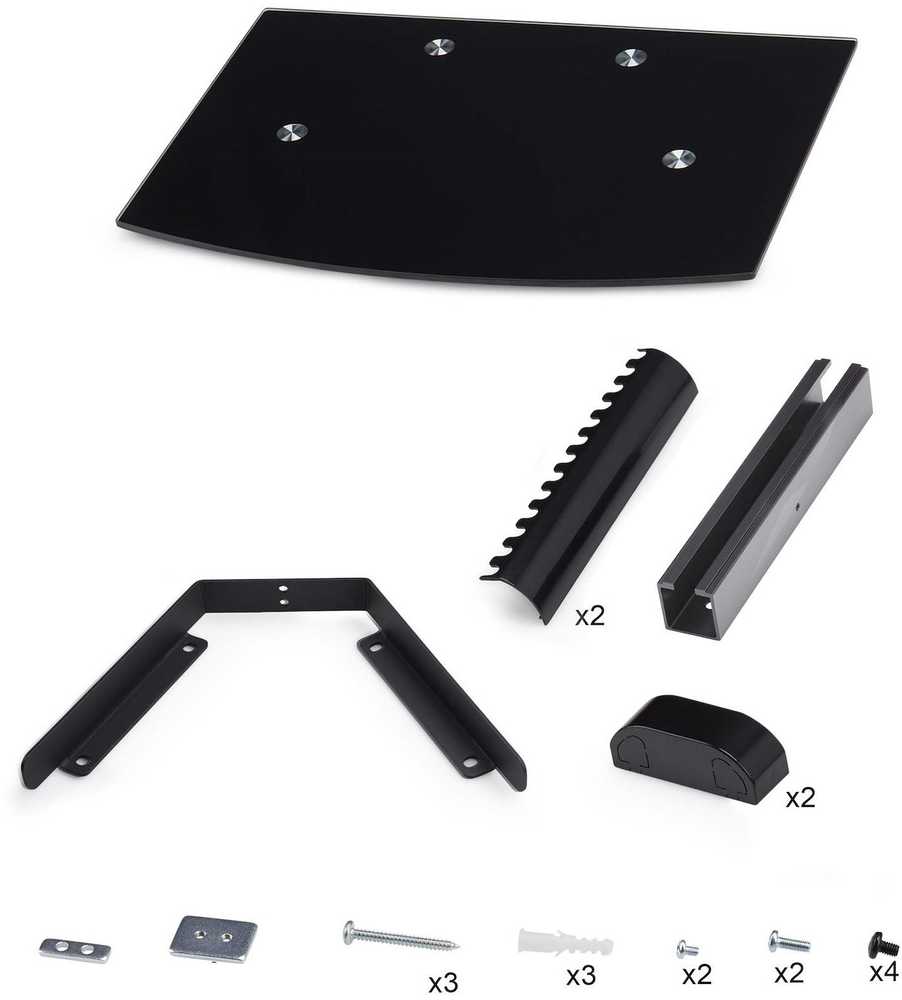 Laikiklis StarTech FLOATING WALL-MOUNTED SHELF/FOR UNDER TV AV EQUIPMENT
