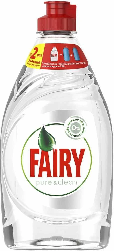 Indų ploviklis Fairy Pure & Clean, 0.45 l