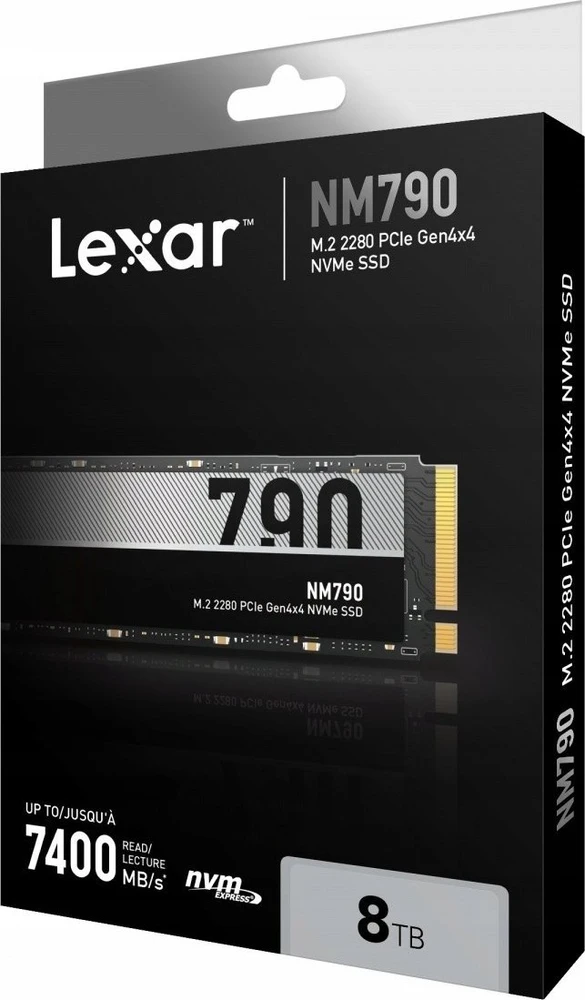 Disk SSD Lexar NM790 8TB M.2 2280 PCI-E x4 Gen4 NVMe (LNM790X008T-RNNNG)