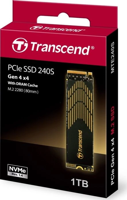 Disk SSD Transcend 240S 1TB M.2 2280 PCI-E x4 Gen4 NVMe (TS1TMTE240S)