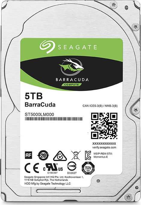 Diskas Seagate BarraCuda 5TB 2.5 "SATA III (ST5000LM000)