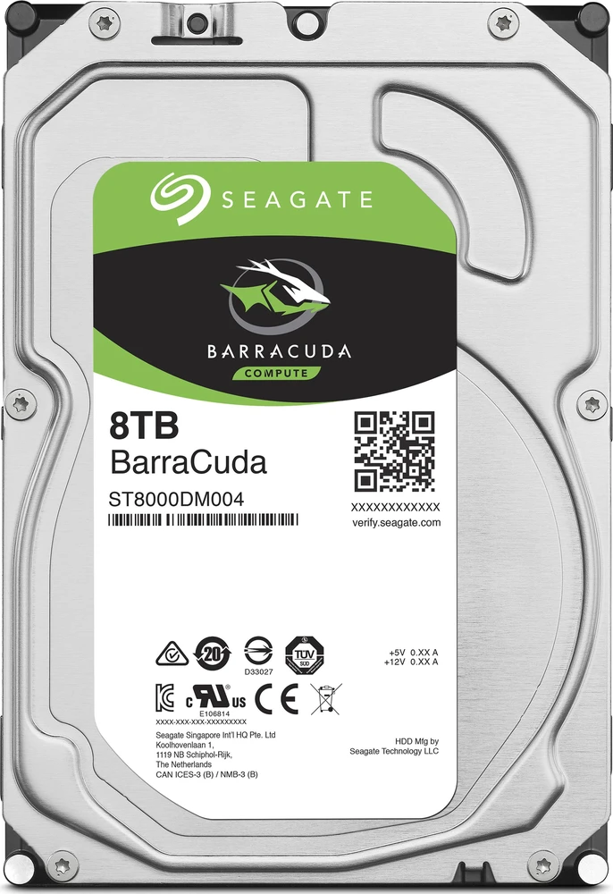 Kietasis diskas - Seagate Barracuda ST8000DM004 8TB SATA III 3.5"