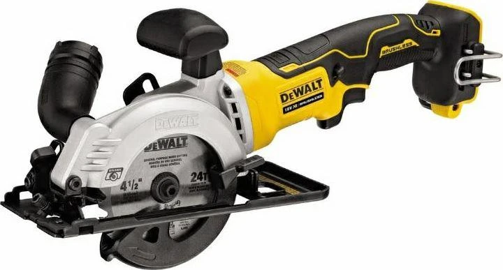 DEWALT diskinis pjūklas DCS571N 115 mm 18V be akumuliatoriaus ir kroviklio