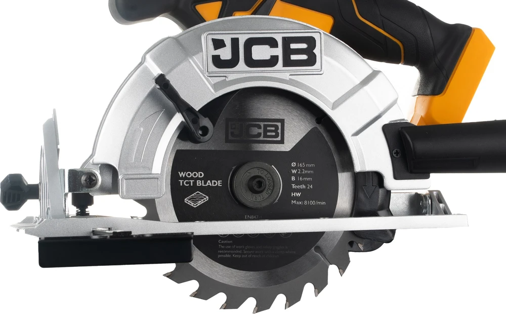 diskinis pjūklas JCB pjūklas zagłębiarka akumuliatorinė 18V 165mm (kpl.: akumulator 2Ah, kroviklis, torba)