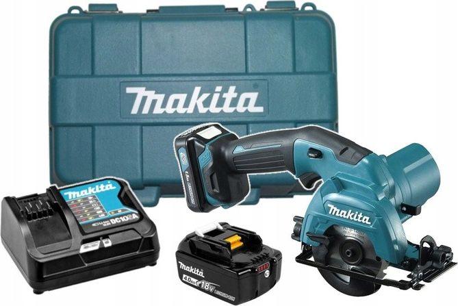 Akumuliatorinis diskinis pjūklas Makita HS301DSME; 12 V; 2x4,0 Ah akum.