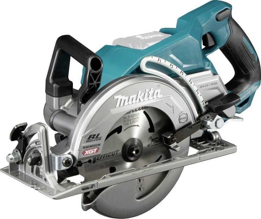 Makita RS001GZ Rankinis diskinis pjūklas, XGT, ø185x30mm, 65mm, AWS, bešepetėlinis variklis, "Z" versija - komplektuojamas be akumuliatoriaus ir kroviklio