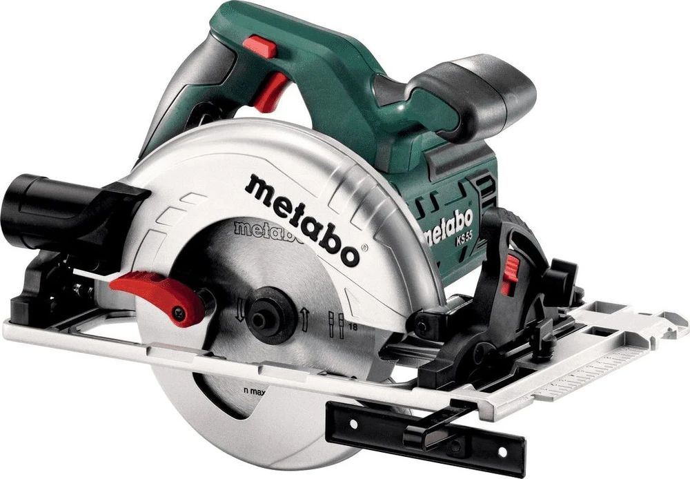 METABO grandininis pjūklas 1200W KS 55 FS 1200W 160mm korpusas