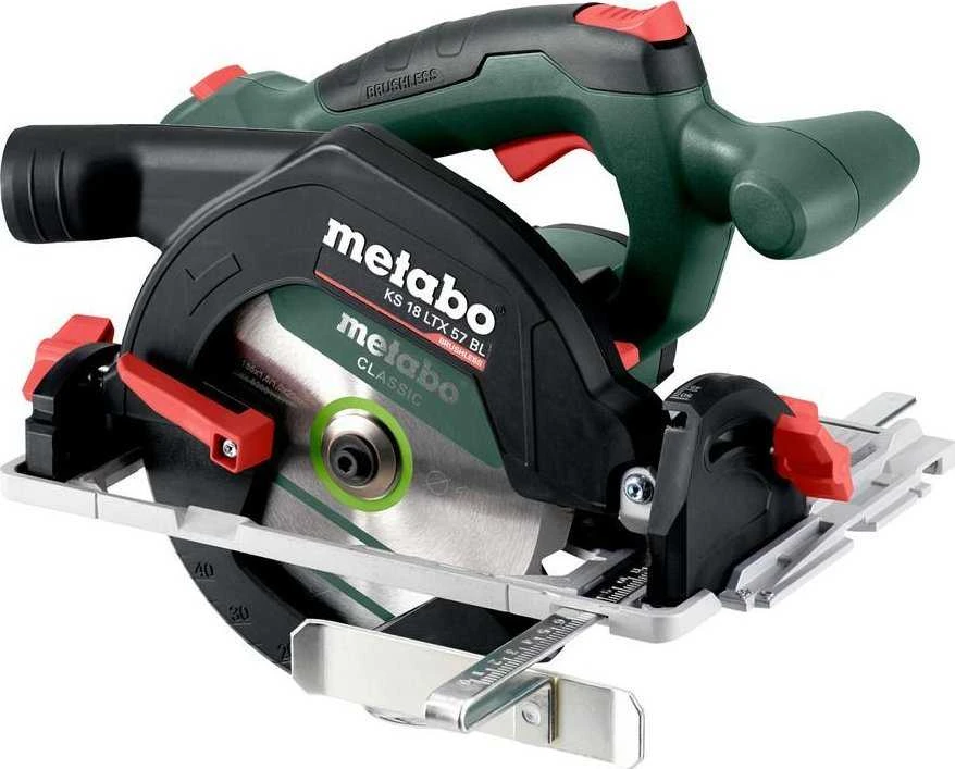 Metabo KS 18 LTX 57 BL diskinis pjūklas su lygiagrečia atrama