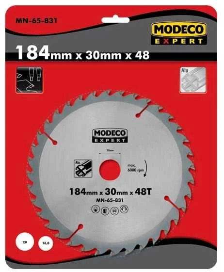 Diskinis pjūklas Modeco EXPERT 300mm 30/20/16 z40 - MN-65-855
