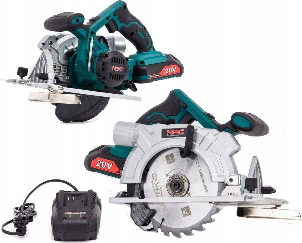 NAC diskinis pjūklas 20V 165mm 1x 2,0Ah