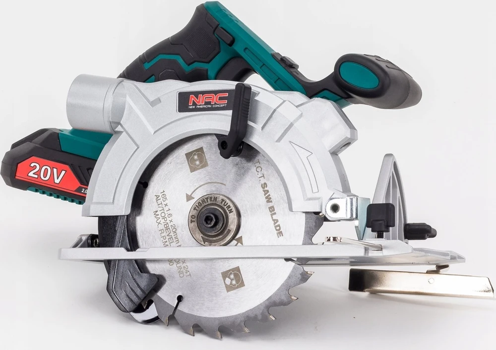 NAC diskinis pjūklas 20V 165mm 1x 2,0Ah