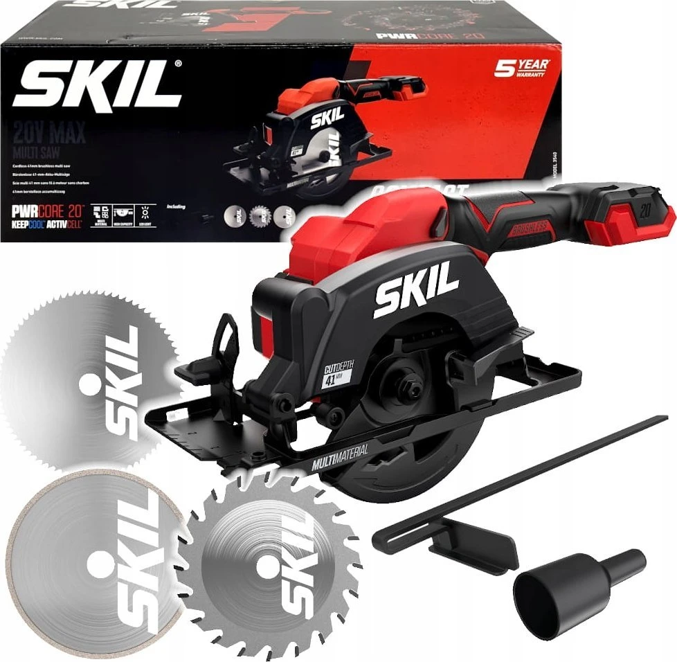 Diskinis pjūklas Skil 3540 CA; 20 V