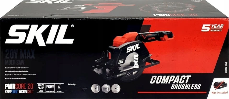 Diskinis pjūklas Skil 3540 CA; 20 V