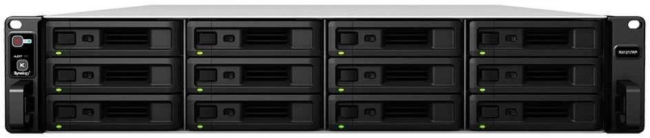 Serveris „Synology“ išplėtimo blokas RX1217 iki 12 HDD / SSD „Hot-Swap“, 1 x išplėtimo prievadas, trigubas ventiliatorius