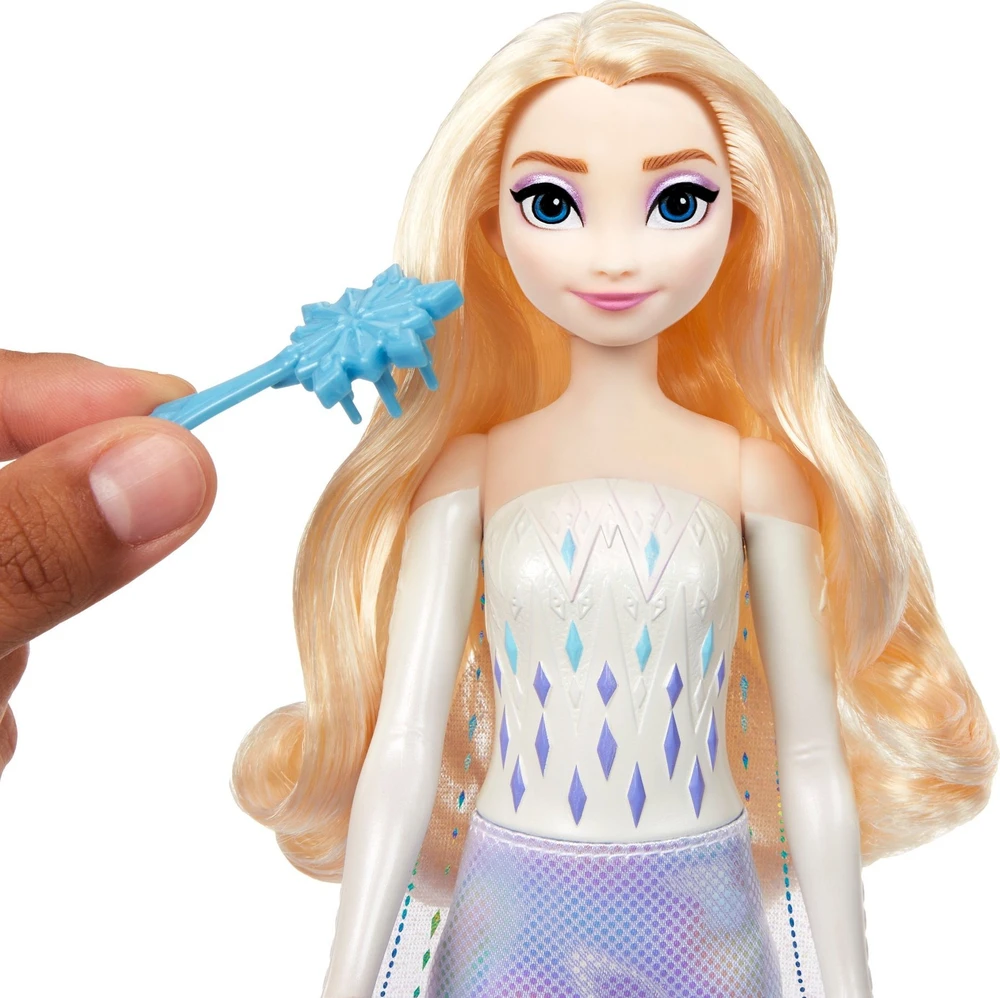 Lelė Mattel „Disney Frozen Spin & Reveal“ Elzos siurprizų rinkinys
