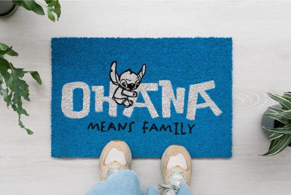 Stitch Disney - Siuvinėti durų kilimėliai (40 x 60 cm)