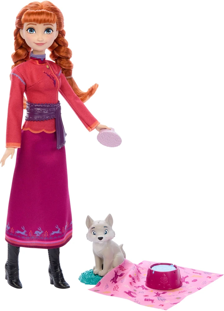 Mattel Disney Ledo šalis - Ana + mažylė lapė (JFG17)