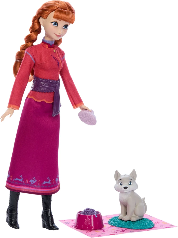 Mattel Disney Ledo šalis - Ana + mažylė lapė (JFG17)