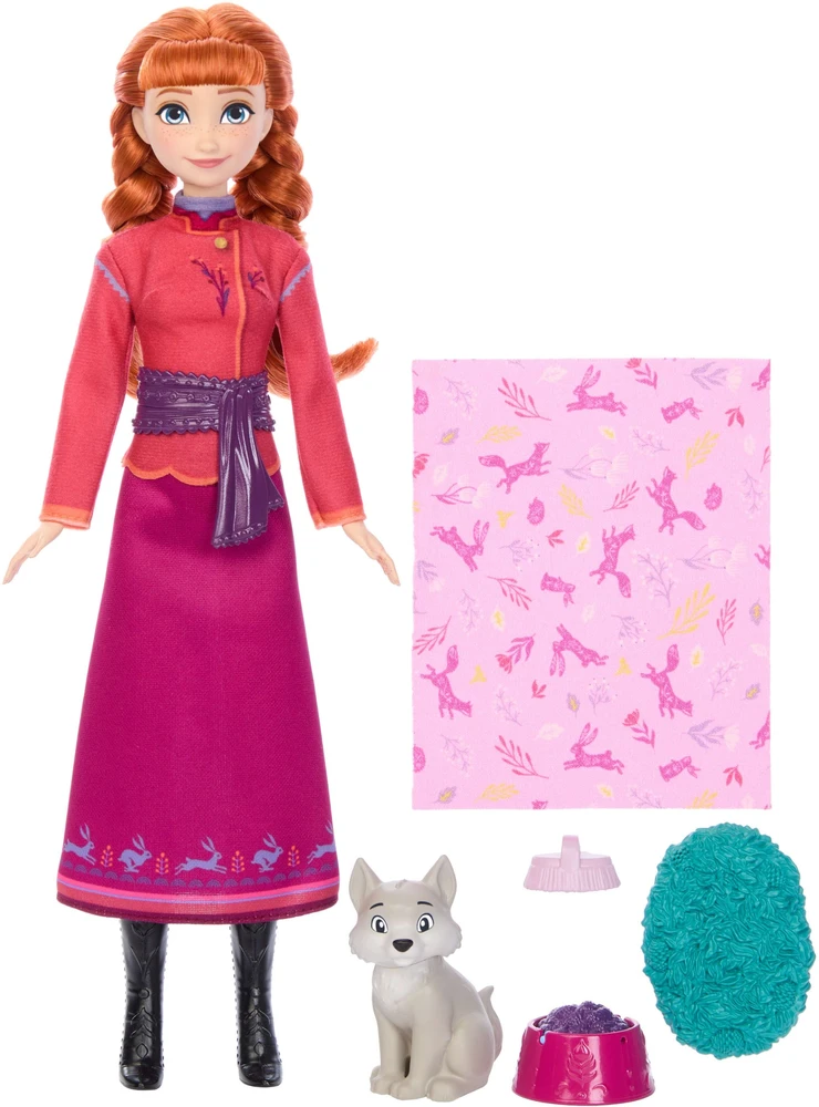 Mattel Disney Ledo šalis - Ana + mažylė lapė (JFG17)