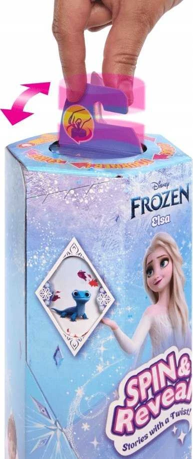 Lelė Mattel „Disney Frozen Spin & Reveal“ Elzos siurprizų rinkinys