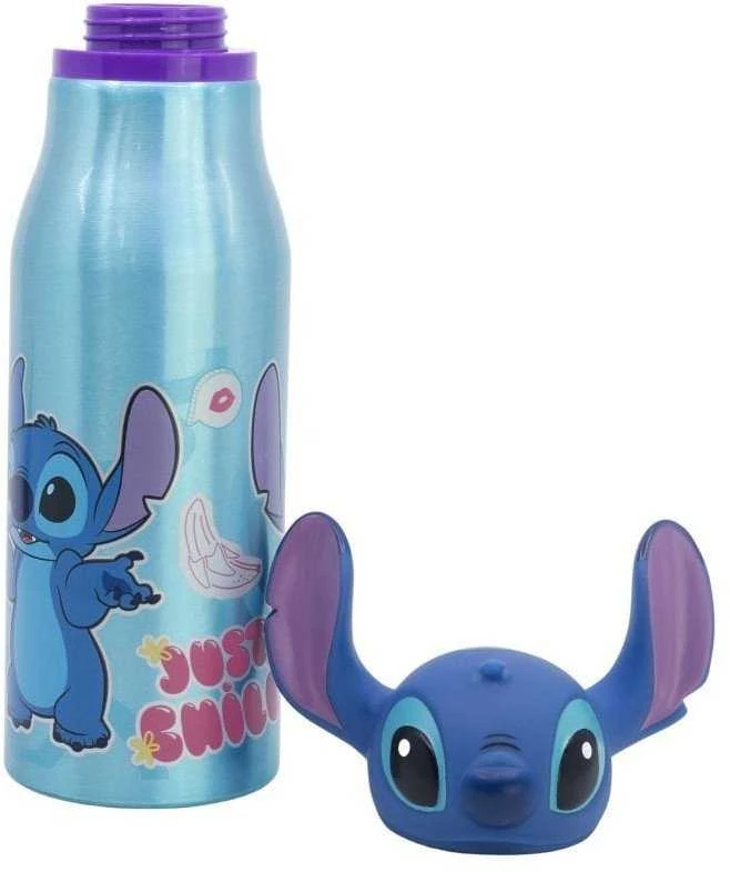 STOR Disney Stitch - aliuminio butelis su 3D dangteliu 690 ml