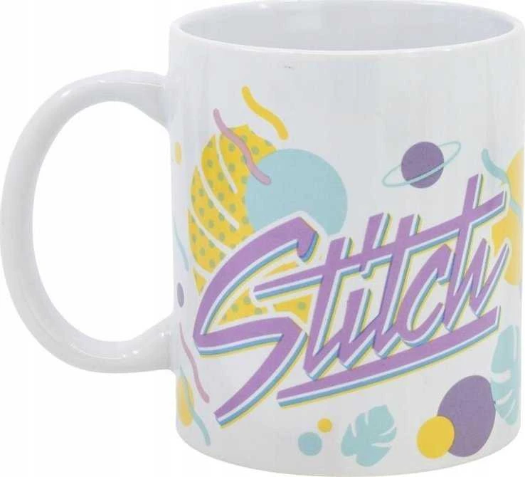 STOR „Disney Stitch“ – keraminis puodelis iš Havajų gėlių kolekcijos, 325 ml