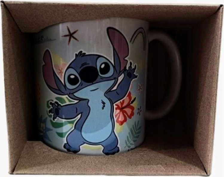 Stor „Disney Stitch“ – keraminis puodelis iš „Seaworld“ kolekcijos, 325 ml