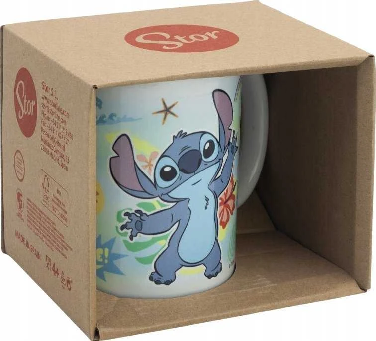 Stor „Disney Stitch“ – keraminis puodelis iš „Seaworld“ kolekcijos, 325 ml