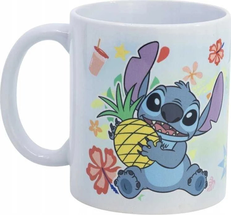 Stor „Disney Stitch“ – keraminis puodelis iš „Seaworld“ kolekcijos, 325 ml