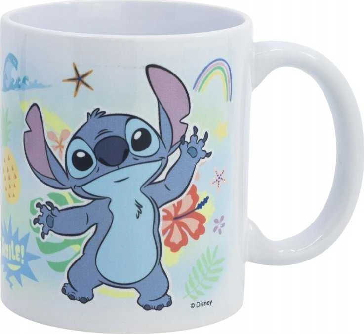 Stor „Disney Stitch“ – keraminis puodelis iš „Seaworld“ kolekcijos, 325 ml