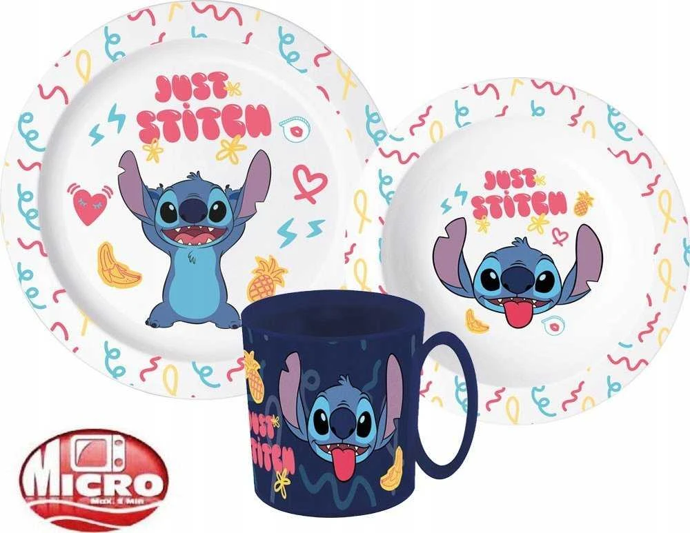 STOR Disney Stitch – mikrobangų krosnelės lėkštė iš Palms kolekcijos