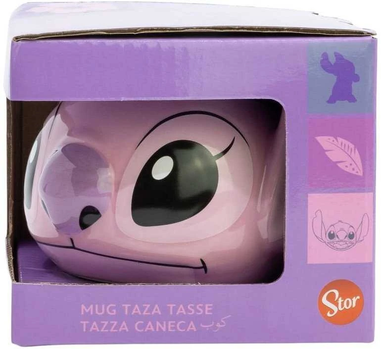 Frozen „Disney Stitch“ – 3D keraminis puodelis dovanų dėžutėje iš „Angel Collection“, 375 ml