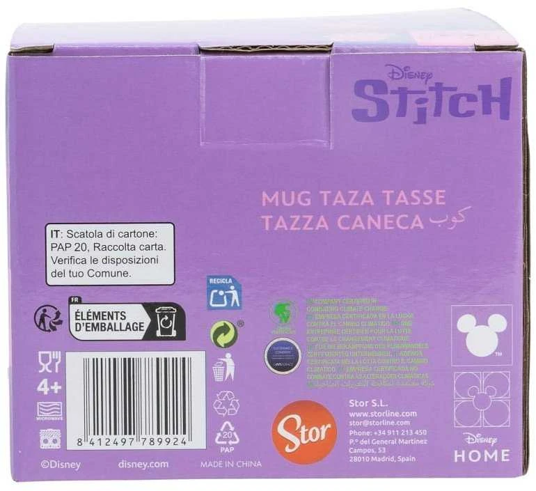 Frozen „Disney Stitch“ – 3D keraminis puodelis dovanų dėžutėje iš „Angel Collection“, 375 ml