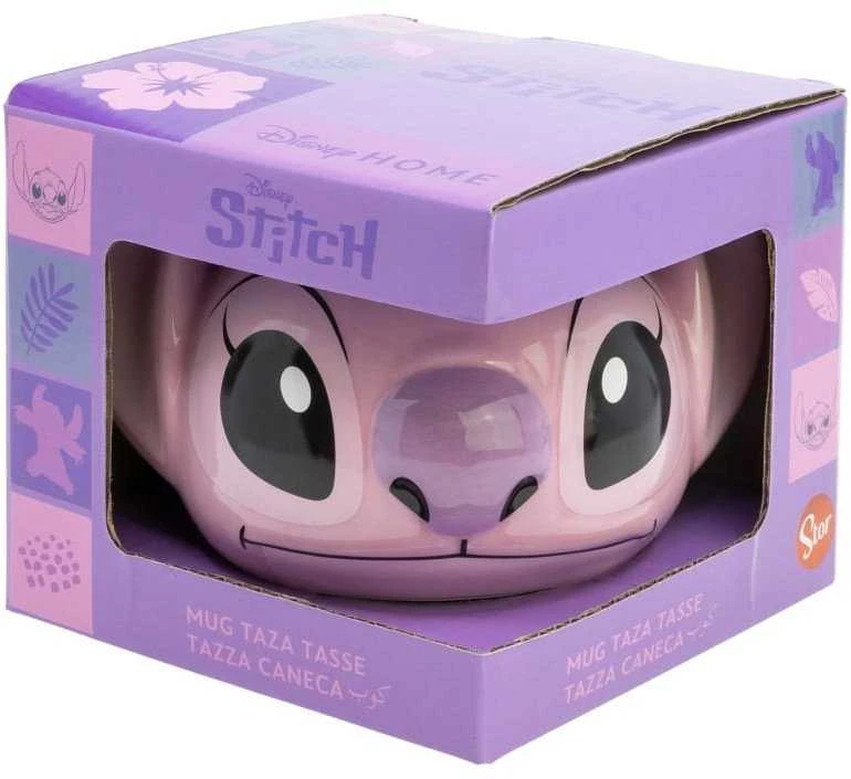 Frozen „Disney Stitch“ – 3D keraminis puodelis dovanų dėžutėje iš „Angel Collection“, 375 ml